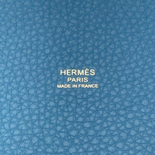 Load image into Gallery viewer, HERMES Picotin Lock New Blue Jean Taurillon Clemence Size PM
