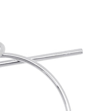 将图像加载到图库查看器中，HERMES Echappee Loop Earrings Size MM SV925
