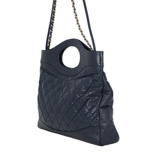 Load image into Gallery viewer, CHANEL CHANEL31 CHANEL31 Shopping Bag NavyAS1010 Aged Calf Leather Size Large
