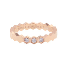Load image into Gallery viewer, Chaumet B. de Chaumet Diamond Ring Size 52/#12083361 18K Pink Gold
