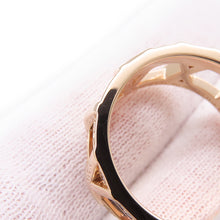 Load image into Gallery viewer, TIFFANY&amp;Co. Atlas X Open Ring Size Approximately No. 12 18K Pink Gold
