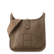 HERMES Evelyne 3 Etoupe Taurillon Clemence Size PM
