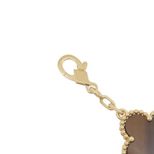 将图像加载到图库查看器中，Van Cleef &amp; Arpels Vintage Alhambra 5 Motif BraceletVCARD35600 18K Yellow Gold
