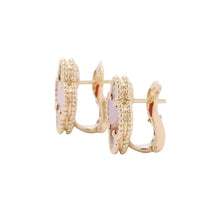 将图像加载到图库查看器中，Van Cleef &amp; Arpels Vintage Alhambra EarringVCARD40400 18K Yellow Gold
