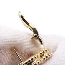 将图像加载到图库查看器中，Van Cleef &amp; Arpels Vintage Alhambra EarringVCARD40400 18K Yellow Gold
