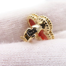 将图像加载到图库查看器中，Van Cleef &amp; Arpels Vintage Alhambra EarringVCARD40400 18K Yellow Gold

