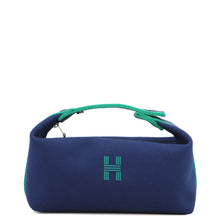 将图像加载到图库查看器中，HERMES Brid a Black Marine Canvas Size PM
