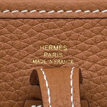 Load image into Gallery viewer, HERMES Evelyne Long Gold Taurillon Clemence Size TPM
