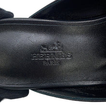 Load image into Gallery viewer, HERMES mule oz Black Leather Size 36
