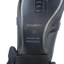 Load image into Gallery viewer, HERMES mule oz Black Leather Size 36
