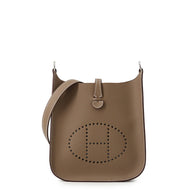 HERMES Evelyne Sellier Etoupe Epsom Size TPM