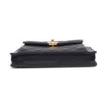 将图像加载到图库查看器中，CHANEL Matelasse ChainShoulder Mini Bag Navy Lambskin
