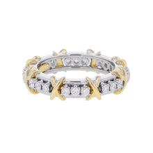 Load image into Gallery viewer, TIFFANY&amp;Co. Jean Schlumberger Narrow Ring Size Approximately 1174037984 Pt950 K18YG
