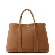 HERMES Garden Party Gold Negonda Leather Size TPM
