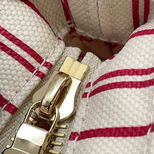 Load image into Gallery viewer, LOUIS VUITTON Carry It Tote Bag Beige/PlumM15121 Cotton Canvas
