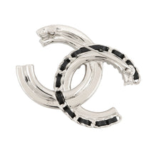 Load image into Gallery viewer, CHANEL CC Logo BroochAB8609-B08593-NJ194 Metal Lambskin Strass Faux Pearl
