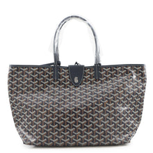 Load image into Gallery viewer, GOYARD Saint Louis with clip Navy BlueSTLCROPMLTY12CL12P PVC Leather Size PM
