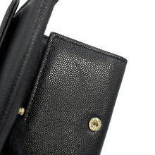 将图像加载到图库查看器中，CHANEL CC Logo Small Flap Wallet BlackAP4655-B20633-94305 Caviar Leather
