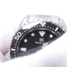 将图像加载到图库查看器中，SEIKO Grand Seiko Sports Collection Spring Drive Diver's Watch W44.2mm Stainless Steel Black DialSBGA229
