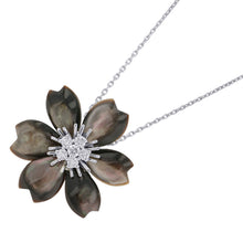 Load image into Gallery viewer, Van Cleef &amp; Arpels Rose de Noël Clip Pendant Size SmallVCARD30400 18K White Gold
