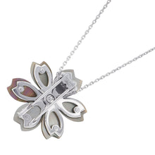 Load image into Gallery viewer, Van Cleef &amp; Arpels Rose de Noël Clip Pendant Size SmallVCARD30400 18K White Gold
