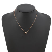 Load image into Gallery viewer, HERMES Pop Ash Necklace Rocabar White/Marron glacé Gold Plated Lacquer
