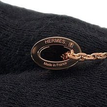 Load image into Gallery viewer, HERMES Pop Ash Necklace Rocabar White/Marron glacé Gold Plated Lacquer

