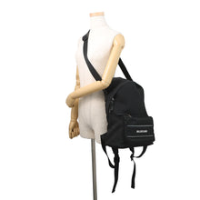 将图像加载到图库查看器中，BALENCIAGA 2WAY Backpack Black638106 Nylon
