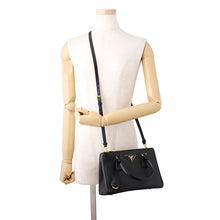 Load image into Gallery viewer, PRADA Galleria Black1BA896 Leather Size Small
