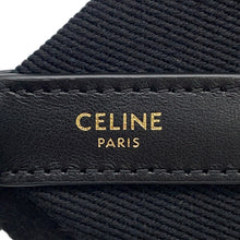 将图像加载到图库查看器中，CELINE Jacquard Short Strap Black49S022AEP.38AW Wool Leather
