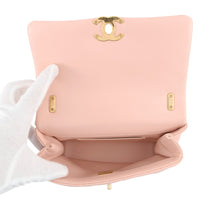 Load image into Gallery viewer, CHANEL Matelasse Chain Shoulder Bag with Rhinestone PinkAS4595 Lambskin Size 20

