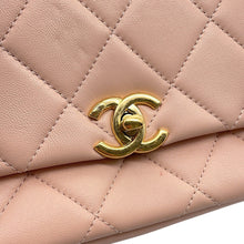 Load image into Gallery viewer, CHANEL Matelasse Chain Shoulder Bag with Rhinestone PinkAS4595 Lambskin Size 20
