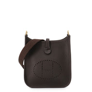 HERMES Evelyne Long Ebene Taurillon Clemence Size TPM