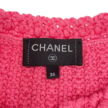 Load image into Gallery viewer, CHANEL COCO Button Vest Size 36 PinkP72795-K10459-NI363 Cotton80% Polyamide20%
