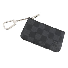 Load image into Gallery viewer, LOUIS VUITTON Pochette Cles NoirN60155 Damier Graphite
