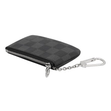 Load image into Gallery viewer, LOUIS VUITTON Pochette Cles NoirN60155 Damier Graphite
