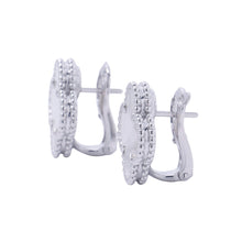 Load image into Gallery viewer, Van Cleef &amp; Arpels Vintage Alhambra EarringVCARF48600 18K White Gold
