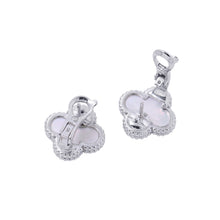 Load image into Gallery viewer, Van Cleef &amp; Arpels Vintage Alhambra EarringVCARF48600 18K White Gold

