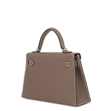 将图像加载到图库查看器中，HERMES Mini Kelly2 Etoupe Epsom
