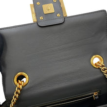 Load image into Gallery viewer, FENDI Baguette Chain Midi Shoulder Bag Dark Gray8BR793AH9CF1IV7 Leather
