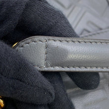 将图像加载到图库查看器中，FENDI Baguette Chain Midi Shoulder Bag Dark Gray8BR793AH9CF1IV7 Leather
