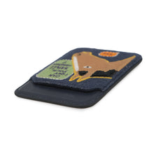 Load image into Gallery viewer, HERMES Card Case Magsafe Eman “Stole Number” BlueNavy/Multicolor Swift Leather Felt
