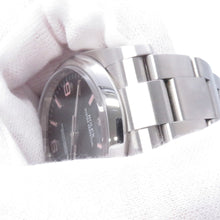 将图像加载到图库查看器中，ROLEX Oyster Perpetual W36mm Stainless Steel Black Dial116000
