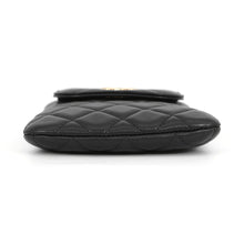 Load image into Gallery viewer, CHANEL Matelasse ChainShoulder phone case Black Lambskin

