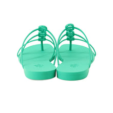 Load image into Gallery viewer, HERMES Mykonos Sandals Vert・Tourmaline Rubber Size 36
