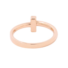 Load image into Gallery viewer, TIFFANY&amp;Co. T One Narrow Ring Size Approximately No. 1667797388 18K Pink Gold

