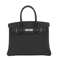 HERMES Birkin Black Togo Leather Size 30