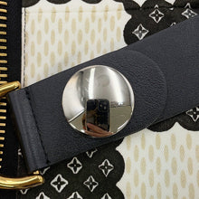 Load image into Gallery viewer, LOUIS VUITTON Damier detail dress Size 34 White/Black/Beige1ABQWM Cotton100% Leather
