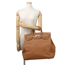 Load image into Gallery viewer, HERMES HAUT A COURROIES Gold Togo Leather Size 40
