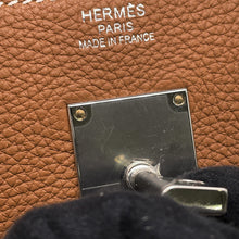 Load image into Gallery viewer, HERMES HAUT A COURROIES Gold Togo Leather Size 40
